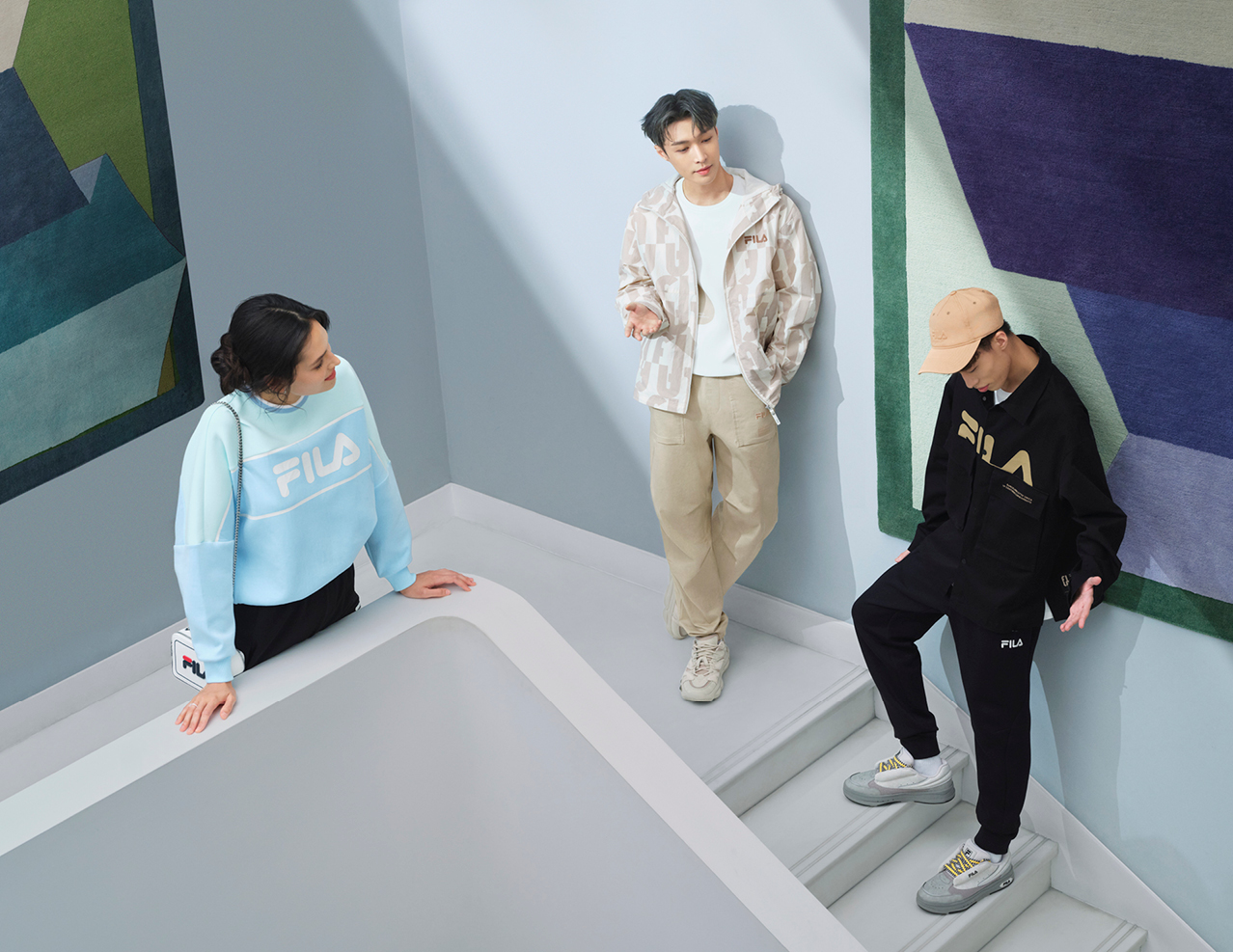 Fila x Lay ZHANG 2023 Spring Campaign(图3)