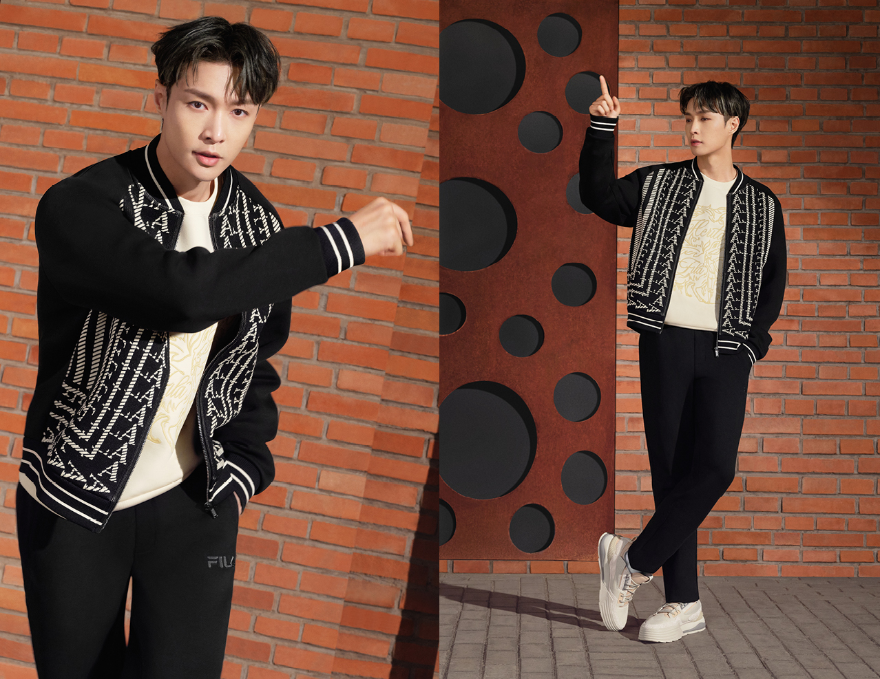 Fila x Lay ZHANG 2023 Spring Campaign(图6)